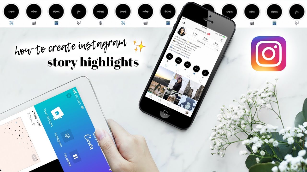 How to Create Instagram Story Highlights ✨