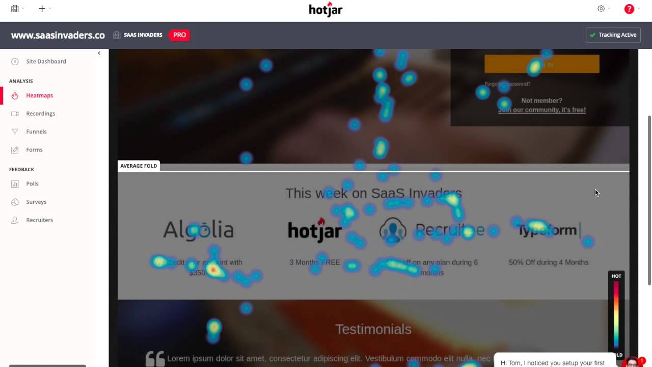 Hotjar: Analytics and Feedback on your Website