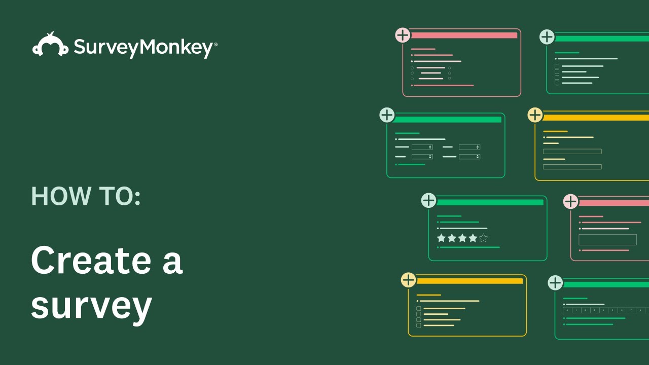 Creating a survey with SurveyMonkey
