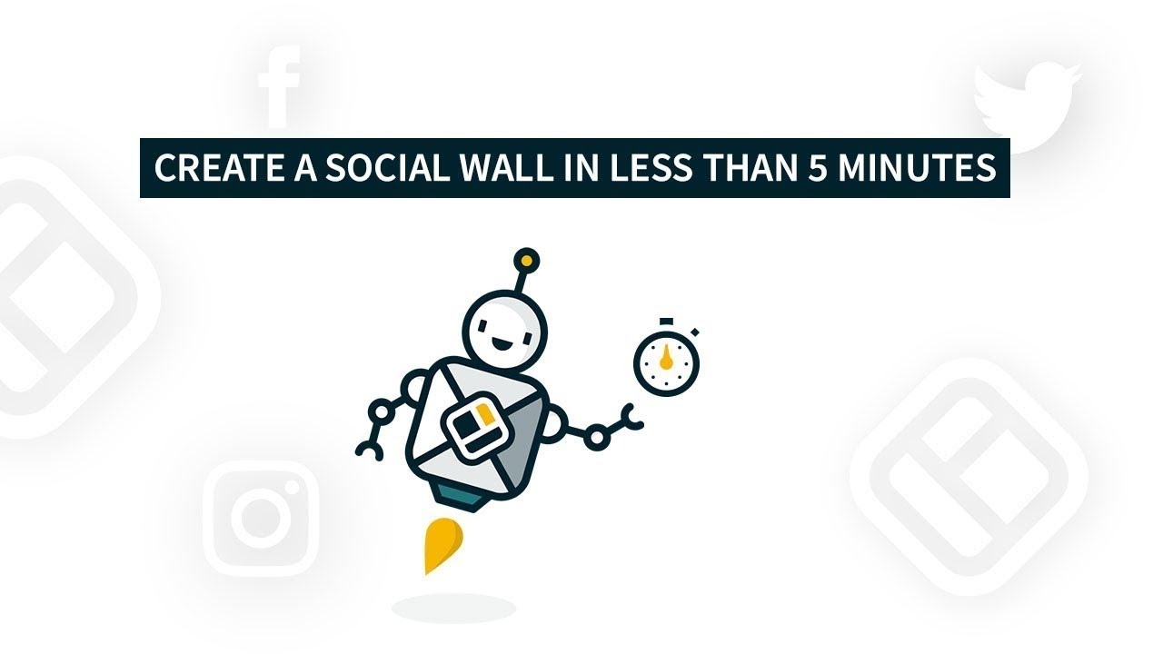 How to create a social wall in less than 5 minutes