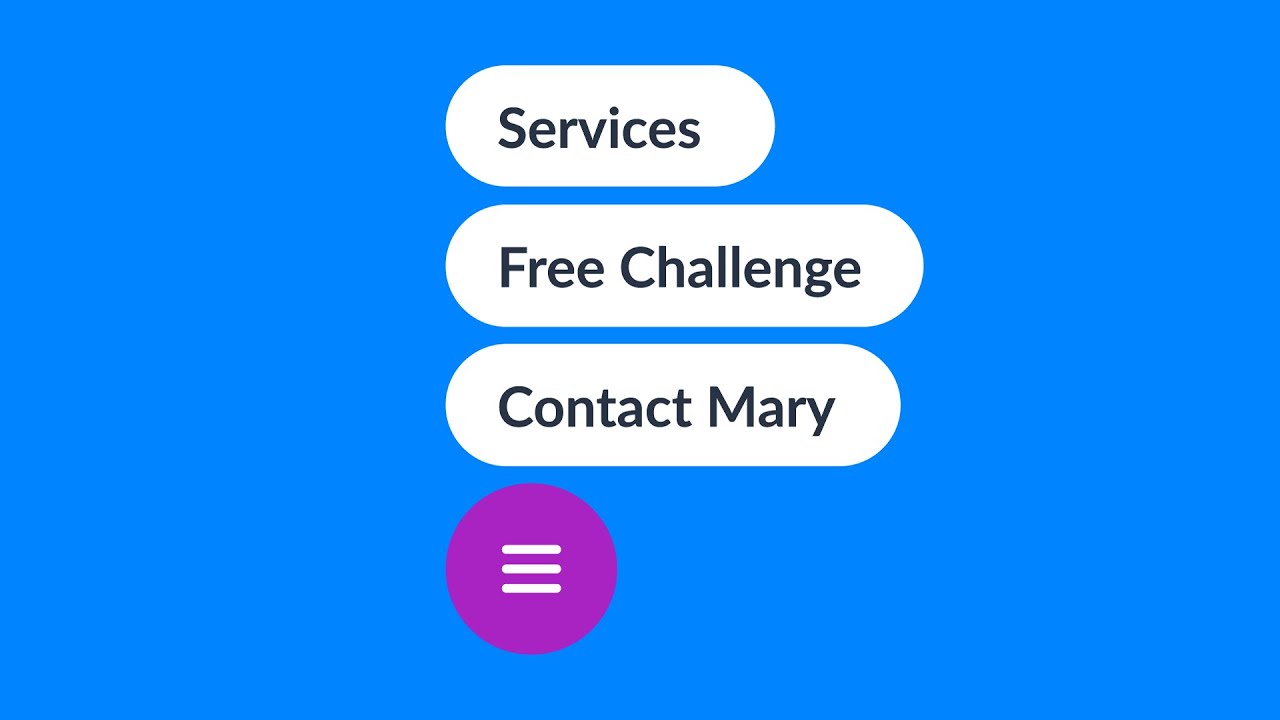 How to Create a ManyChat Messenger Bot Menu - ManyChat Course