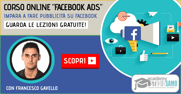 corso online facebook ads