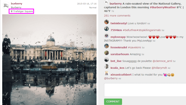 Burberry  burberry A rain soaked vie...Instagram photo   Websta  Webstagram