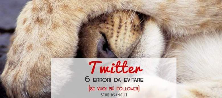 6 errori da evitare su Twitter se vuoi più follower