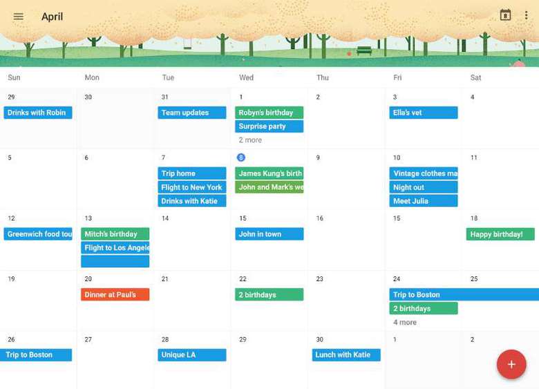 google calendar