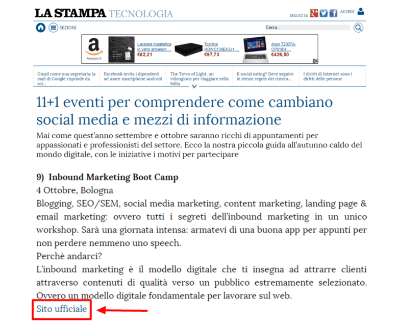 la stampa