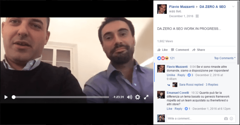 facebook live