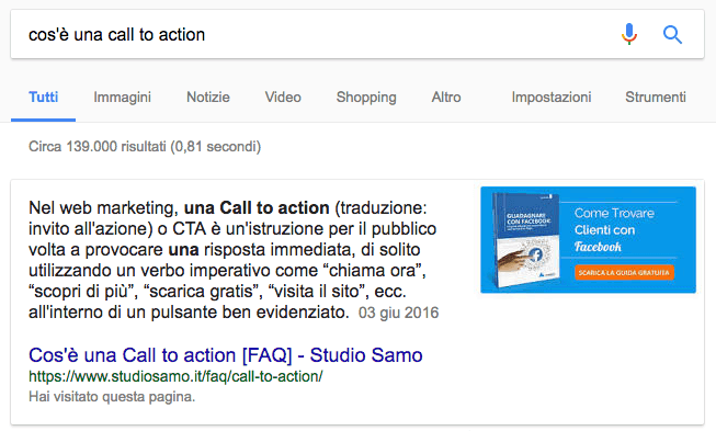 featured snippet