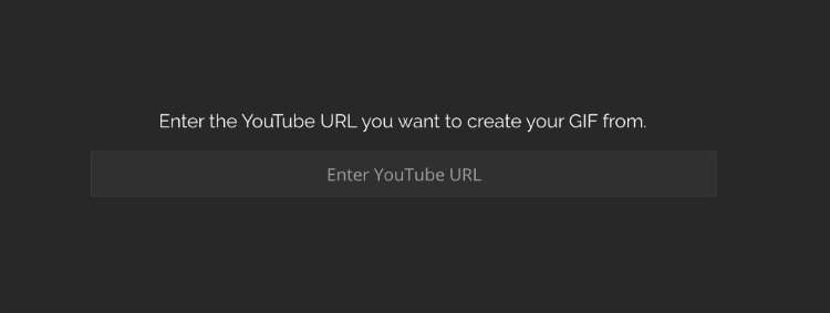 Crea GIF da video YouTube