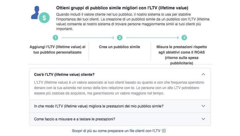 Come creare un pubblico personalizzato basato su valori