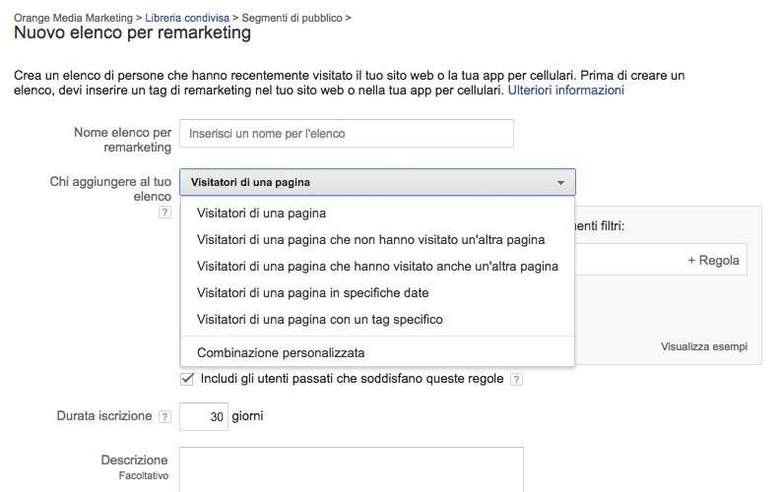 Come creare segmenti di pubblico in Google AdWords