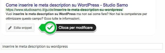 meta description - meta tag di google