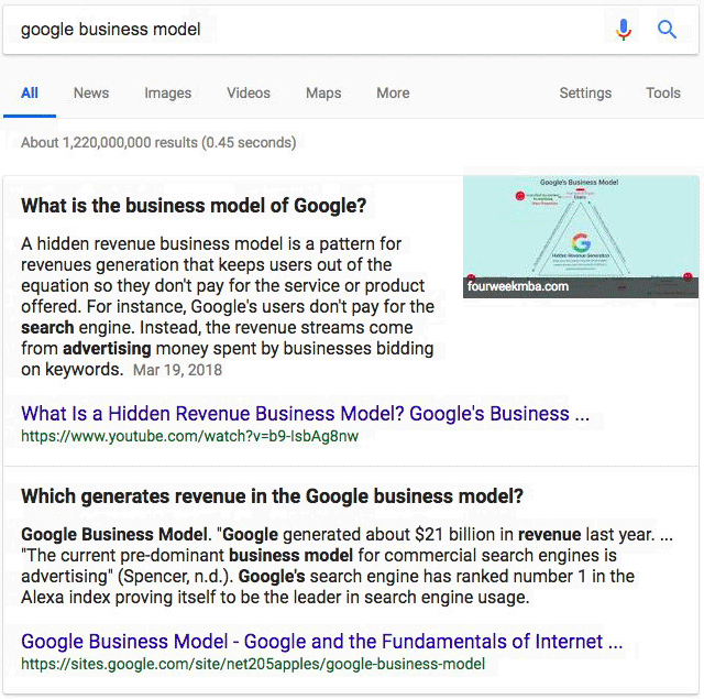 google multi featured snippet