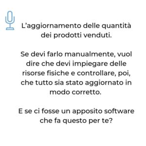 aggiornamento delle quantità sull'ecommerce con la marketing automation