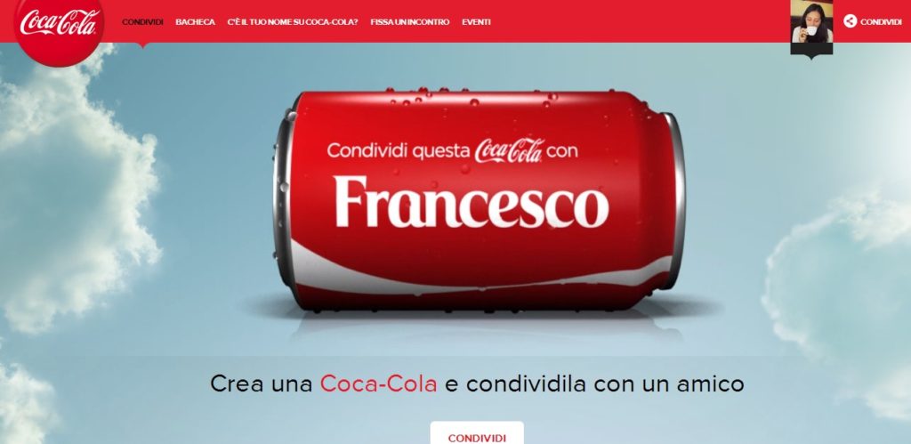 Esempio di campagna UGC di Coca-Cola