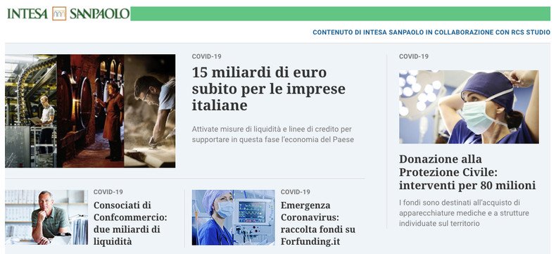 pubblicità sul corriere della sera