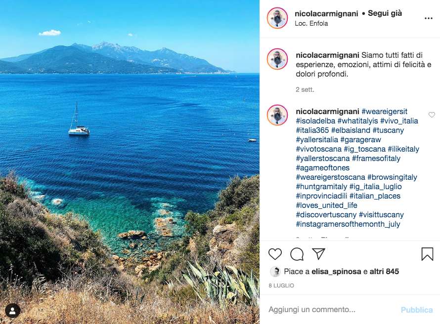 Inserisci gli hashtag giusti su Instagram