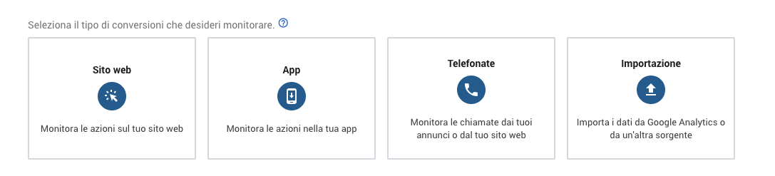 Tracciare una conversione in Google Ads