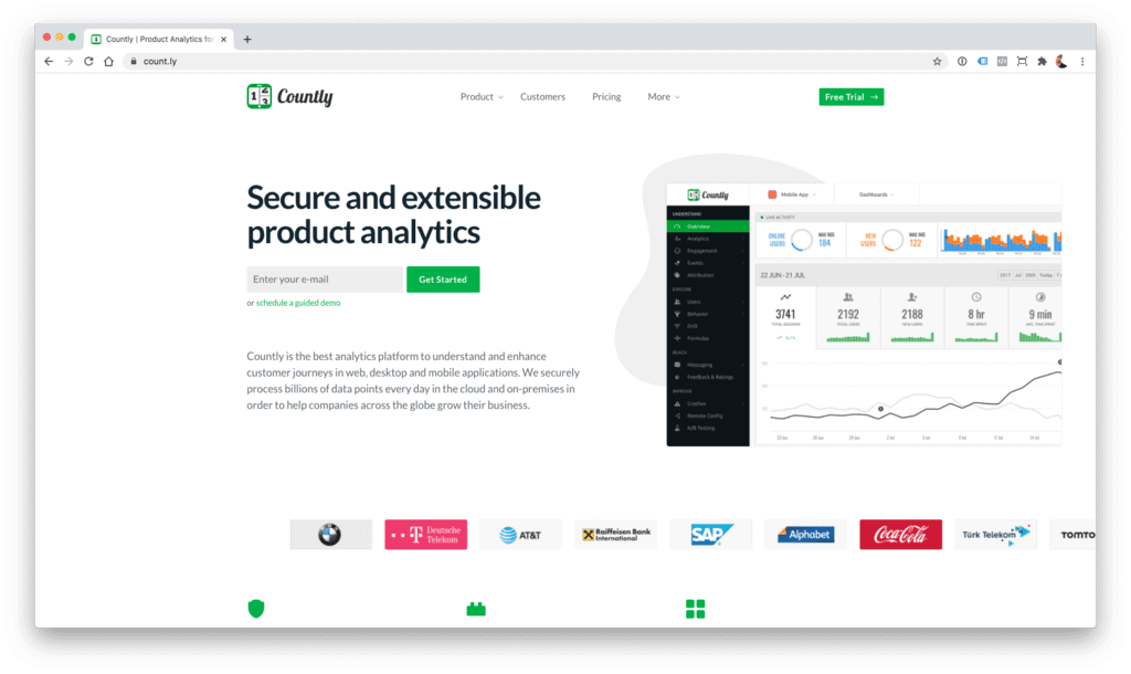 Countly - alternativa a Google Analytics