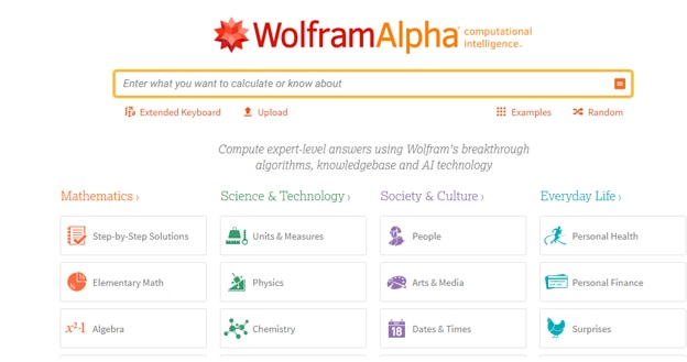 WolframAlpha