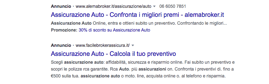 Posizionare una landing page