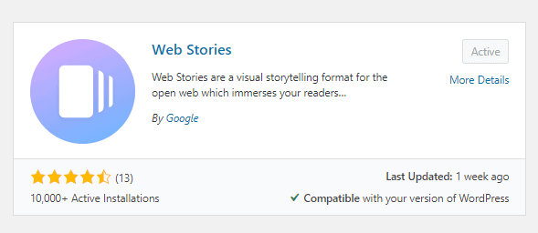 Come installare il plugin WordPress per le Web Stories di Google